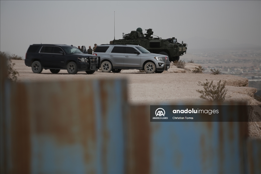 ABD yasadışı sınır geçişlerini engellemek için sınır bölgesinde gözlem yapıyor 