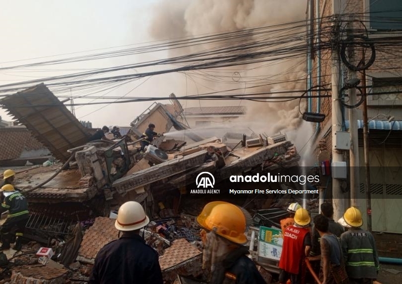Search and rescue operations continue after Myanmar rocked by powerful earthquakes