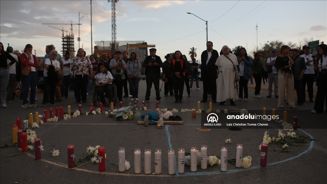 Ciudad Juarez göçmen istasyonu yangınında hayatını kaybedenler için Lergo'da anma töreni düzenlendi