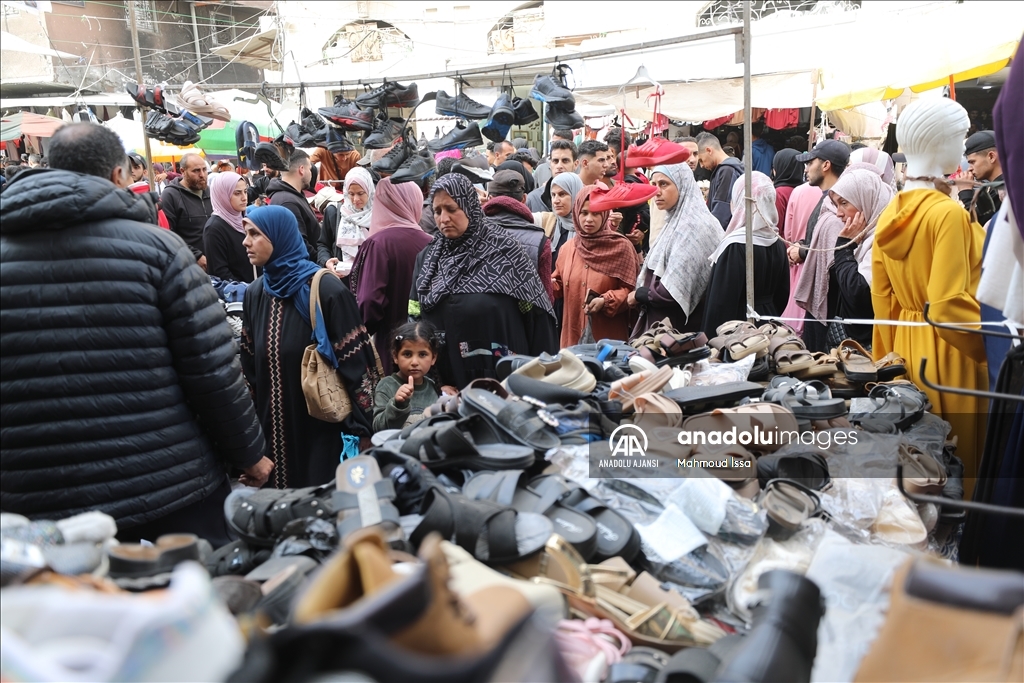 Gazze'de ramazan bayramı hazırlıkları
