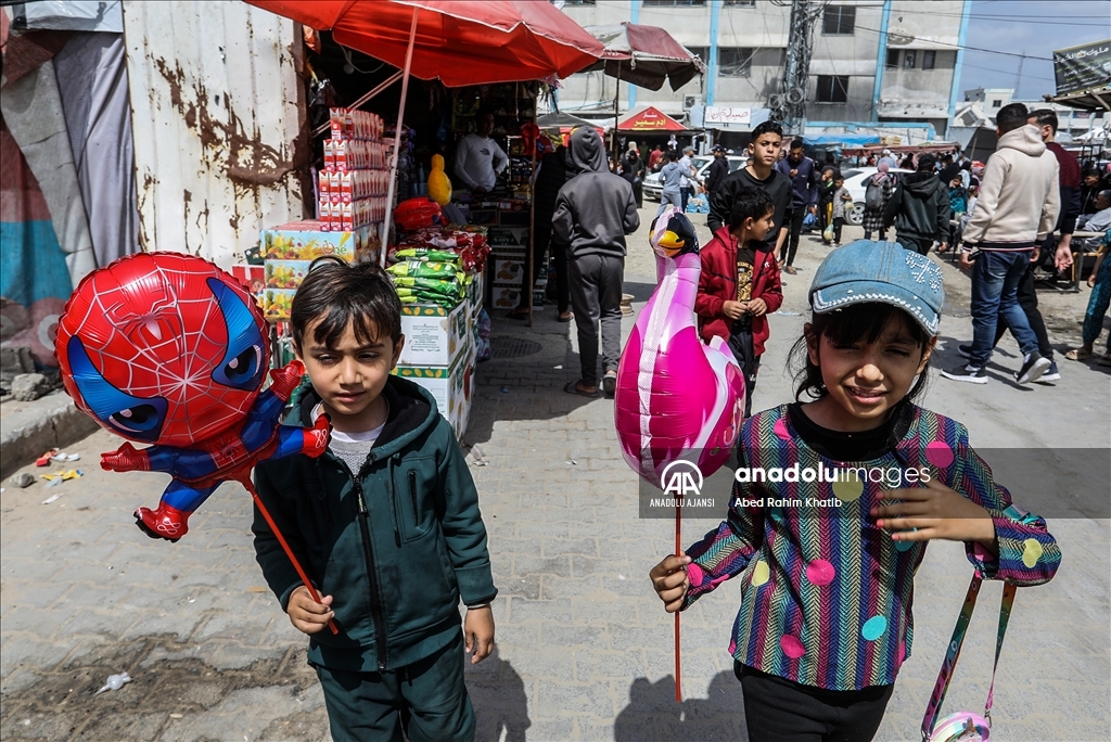 Gazze'de ramazan bayramı hazırlıkları
