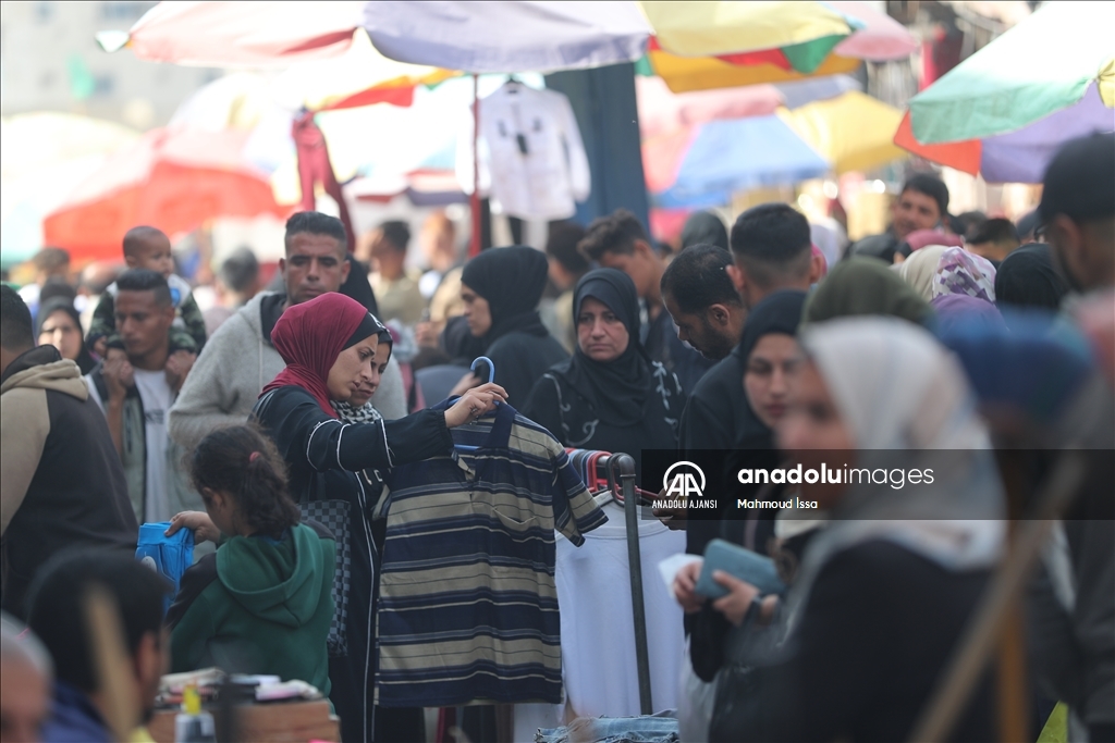 Gazze'de ramazan bayramı hazırlıkları