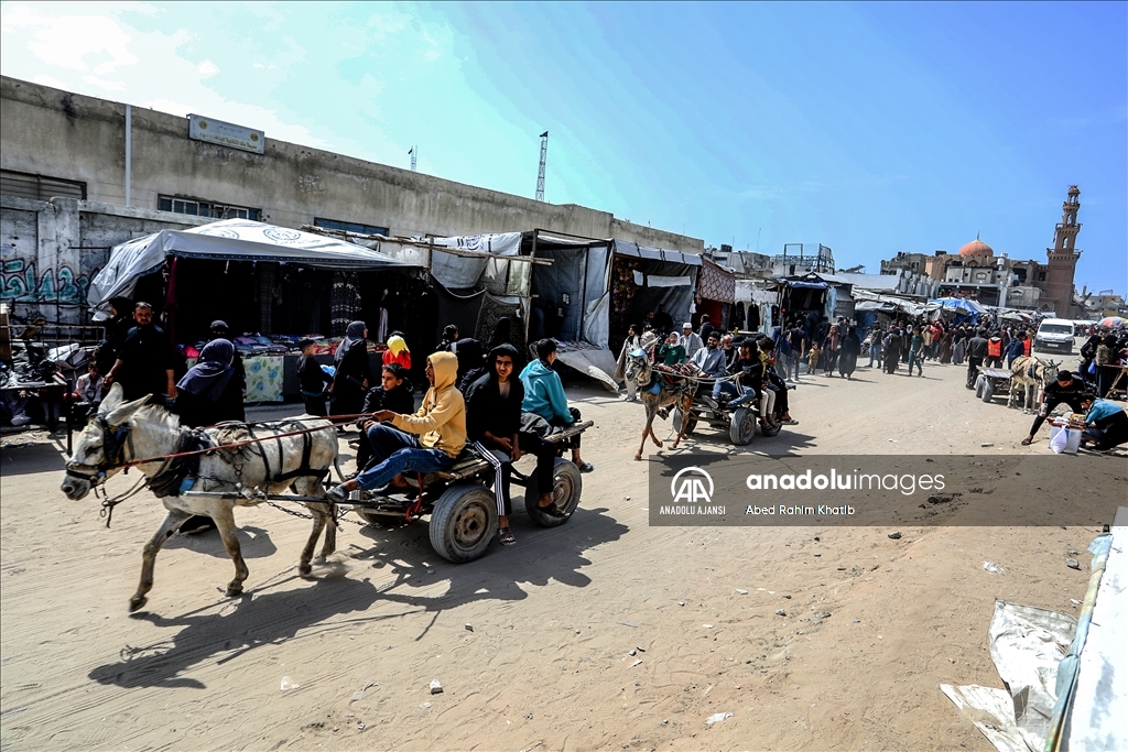 Gazze'de ramazan bayramı hazırlıkları