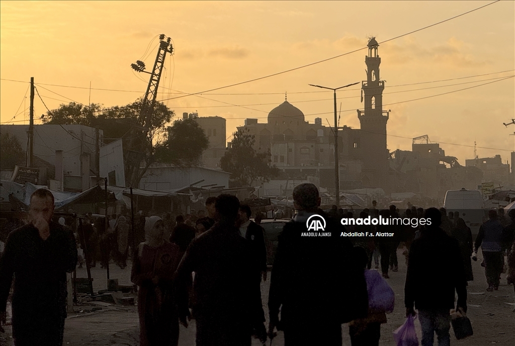 Gazze'de bayram alışverişi yoğunluğu