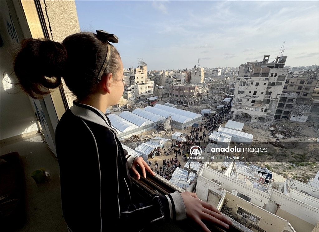 Gazze'de bayram alışverişi yoğunluğu