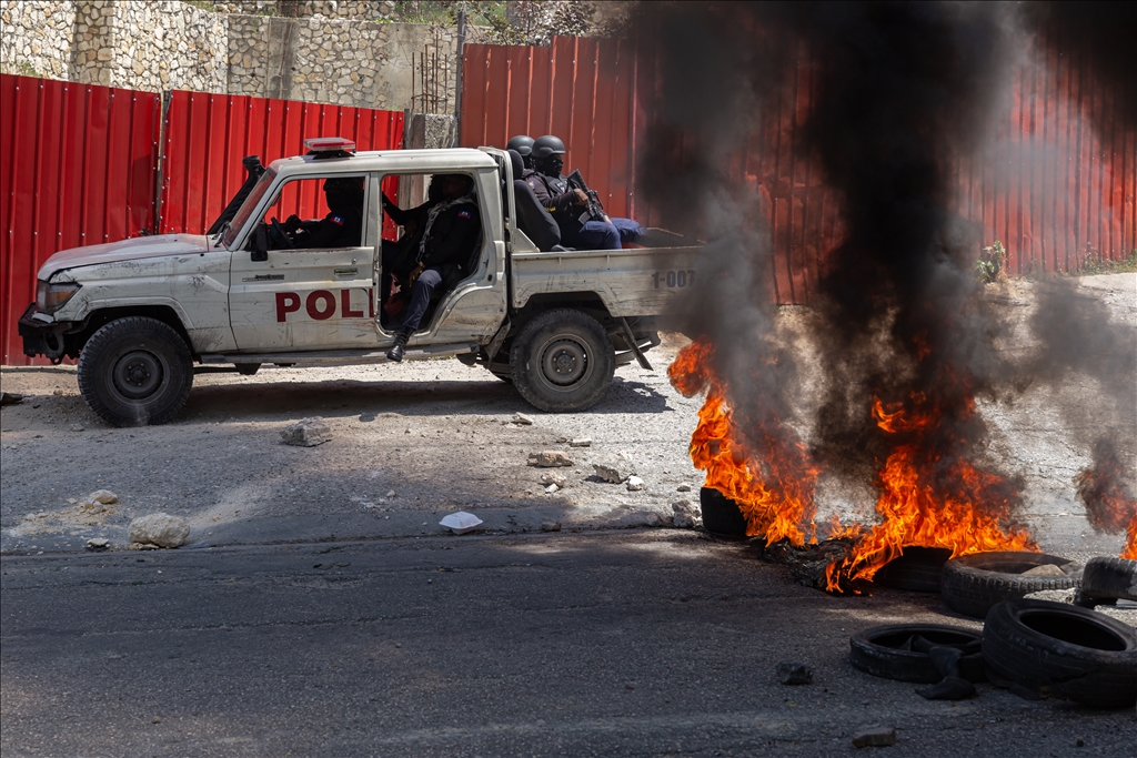 Protest against the departure of Transitional Presidential Council due to gang violence in Haiti