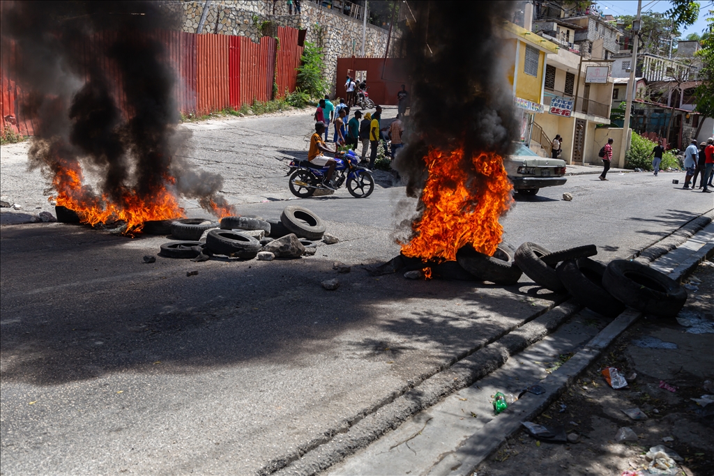 Protest against the departure of Transitional Presidential Council due to gang violence in Haiti
