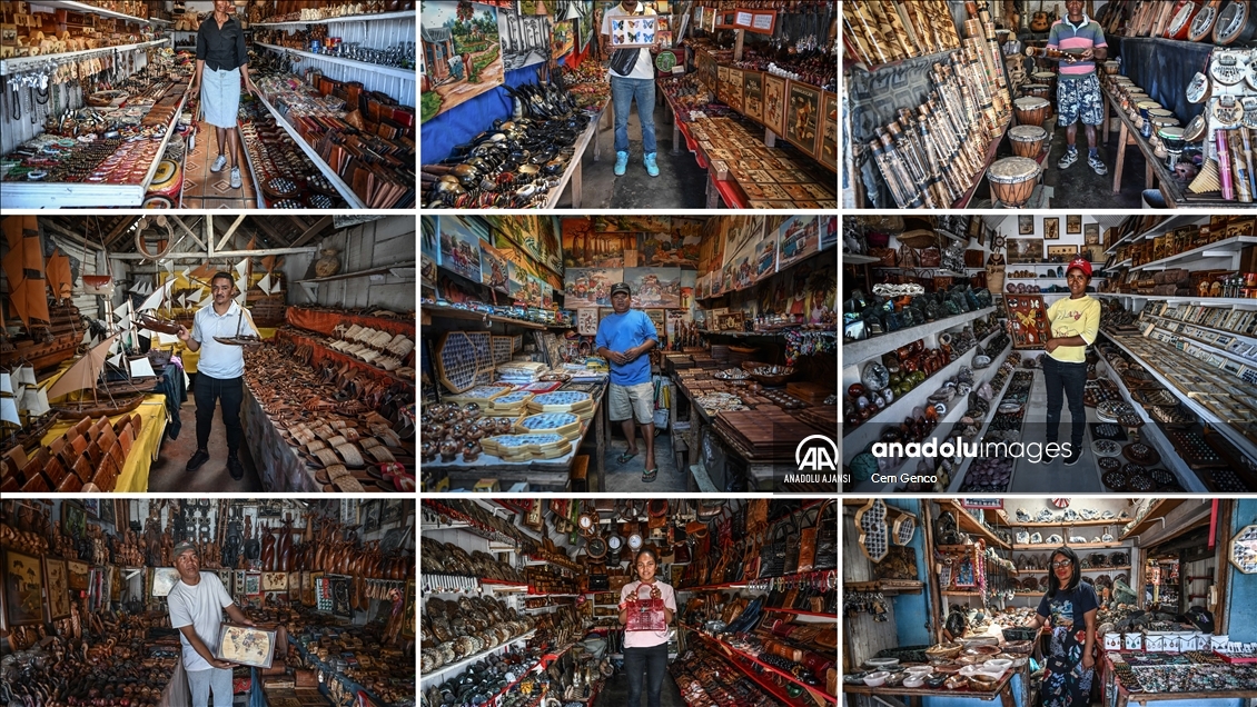 Geleneksel ürünlerin satıldığı pazar: "Ambohıtrımanjaka"