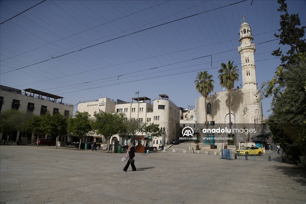 Beytullahim'de İsrail'in saldırılarını protesto için Filistinliler greve gitti