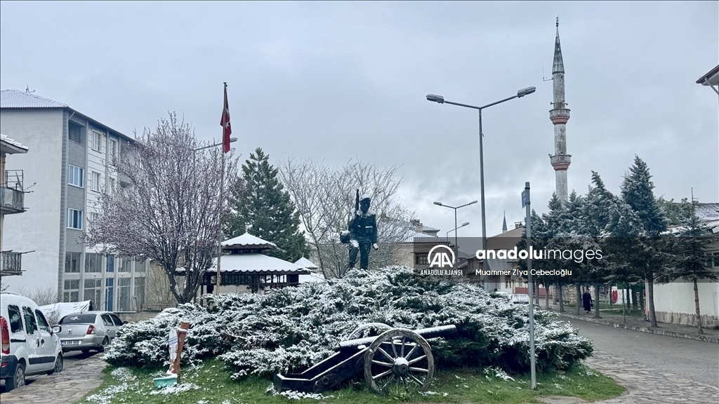Karabük'te kar yağışı