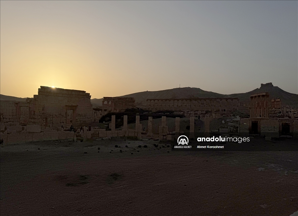 Traces of war in Syria's ancient city of Palmyra