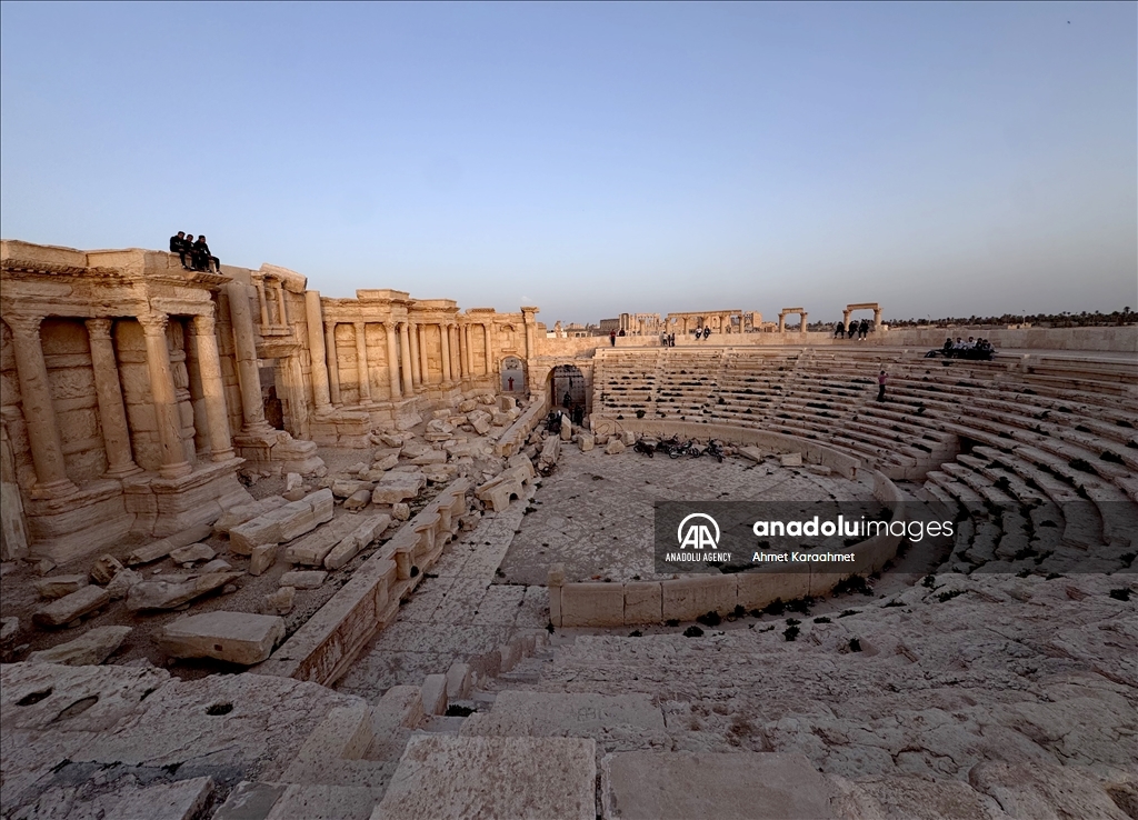 Traces of war in Syria's ancient city of Palmyra