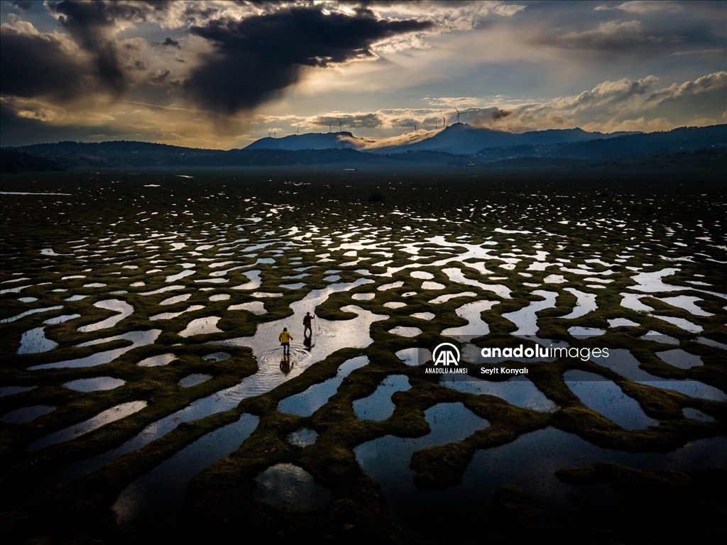 Karagöl Yaylası'ndaki menderesler