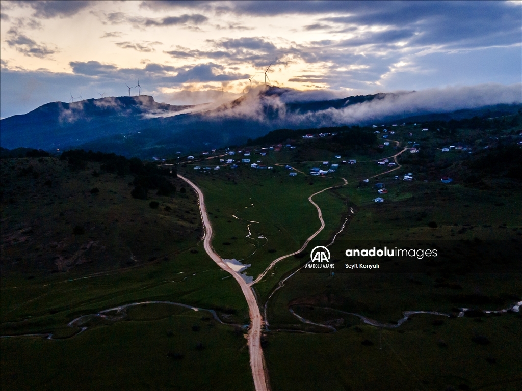 Karagöl Yaylası'ndaki menderesler