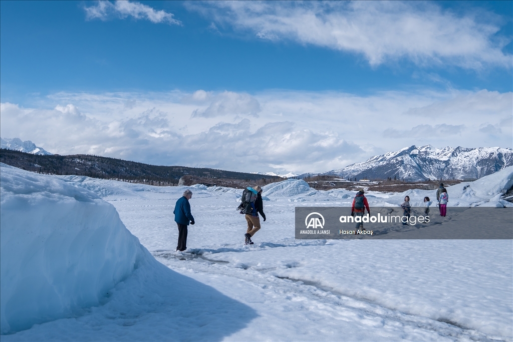 Türk fotoğrafçı Alaska'da Matanuska Buzulu'nu görüntüledi