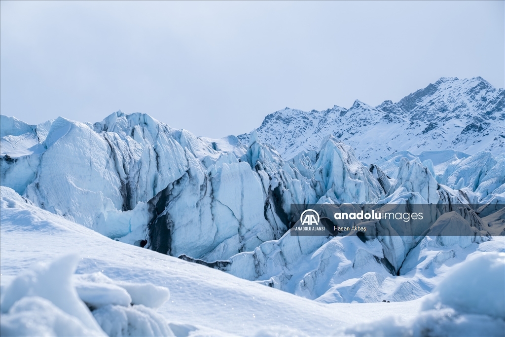 Türk fotoğrafçı Alaska'da Matanuska Buzulu'nu görüntüledi