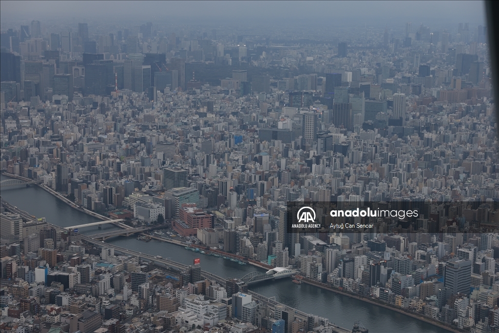 Panoramski pogled s najvišeg tornja u Japanu