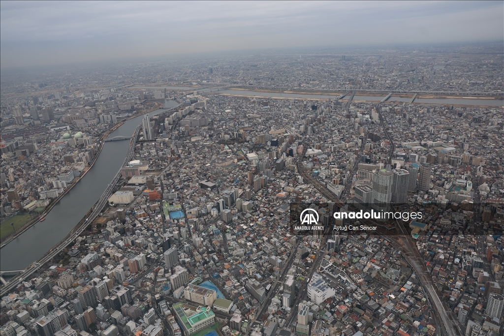 Panoramski pogled s najvišeg tornja u Japanu