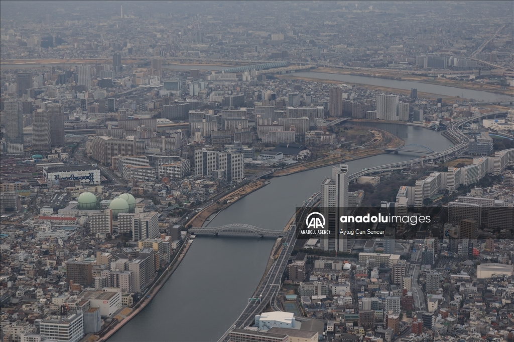 Panoramski pogled s najvišeg tornja u Japanu