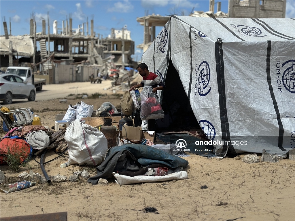 İsrail'in saldırıları sonrası Filistinliler, güvenli bölgelere göç ediyor