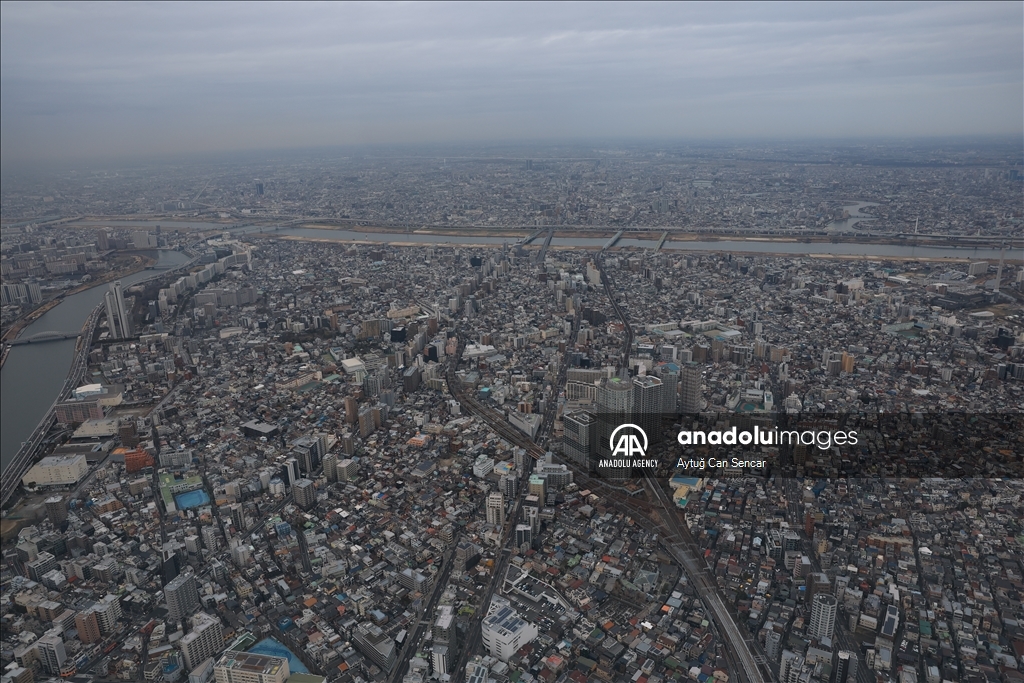 Panoramski pogled s najvišeg tornja u Japanu