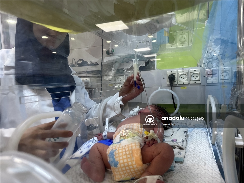 Newborns at risk in Gaza due to shortages of milk and medicine
