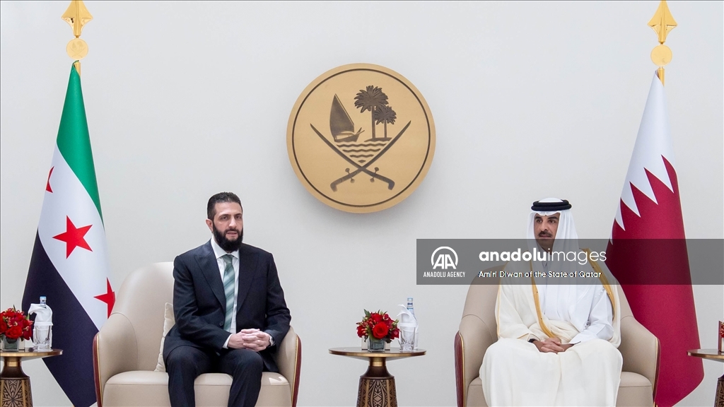 أمير قطر يستقبل الرئيس السوري فور وصوله الدوحة بأول زيارة رسمية