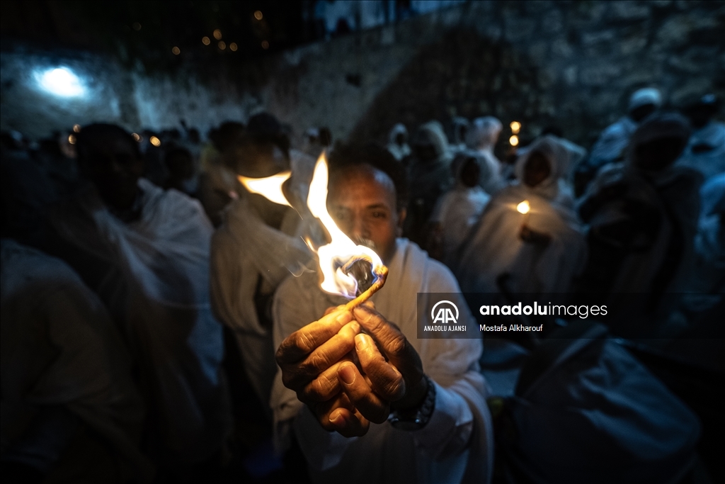 Etiyopyalı Ortodoks Hristiyanların “Kutsal Cumartesi“ töreni