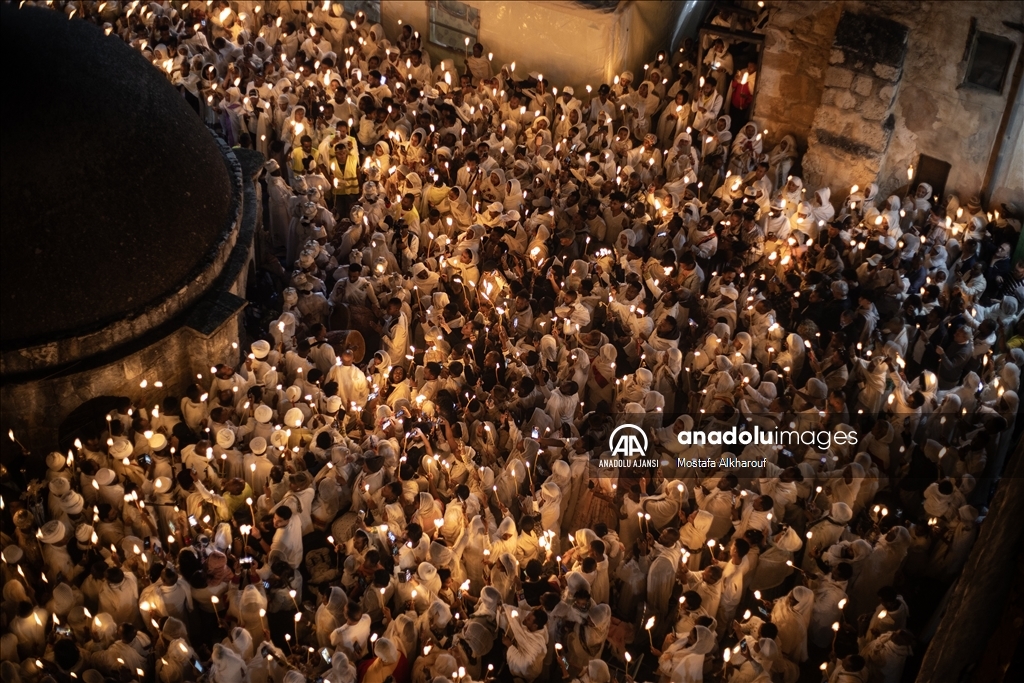 Etiyopyalı Ortodoks Hristiyanların “Kutsal Cumartesi“ töreni