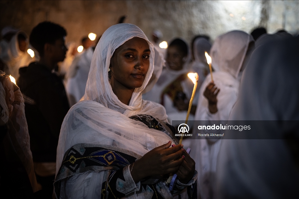 Etiyopyalı Ortodoks Hristiyanların “Kutsal Cumartesi“ töreni