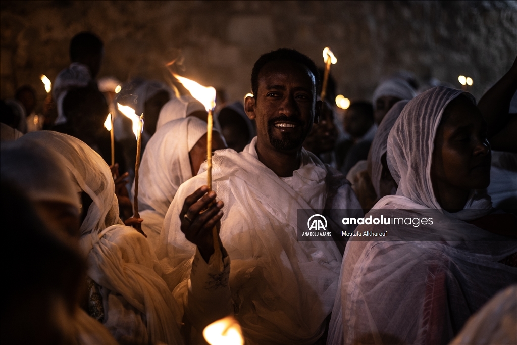 Etiyopyalı Ortodoks Hristiyanların “Kutsal Cumartesi“ töreni