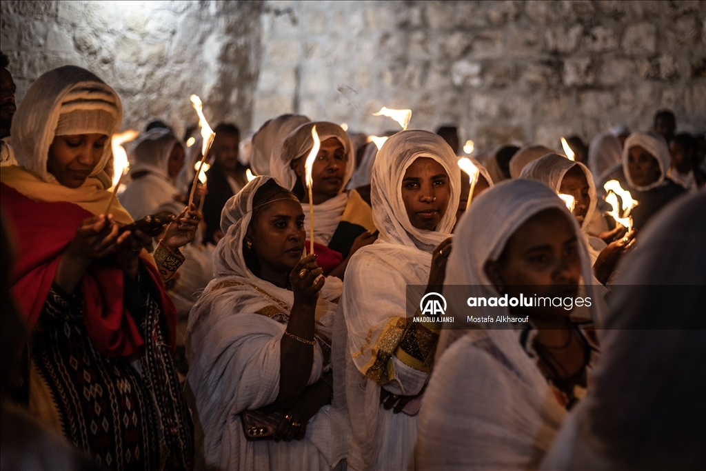 Etiyopyalı Ortodoks Hristiyanların “Kutsal Cumartesi“ töreni