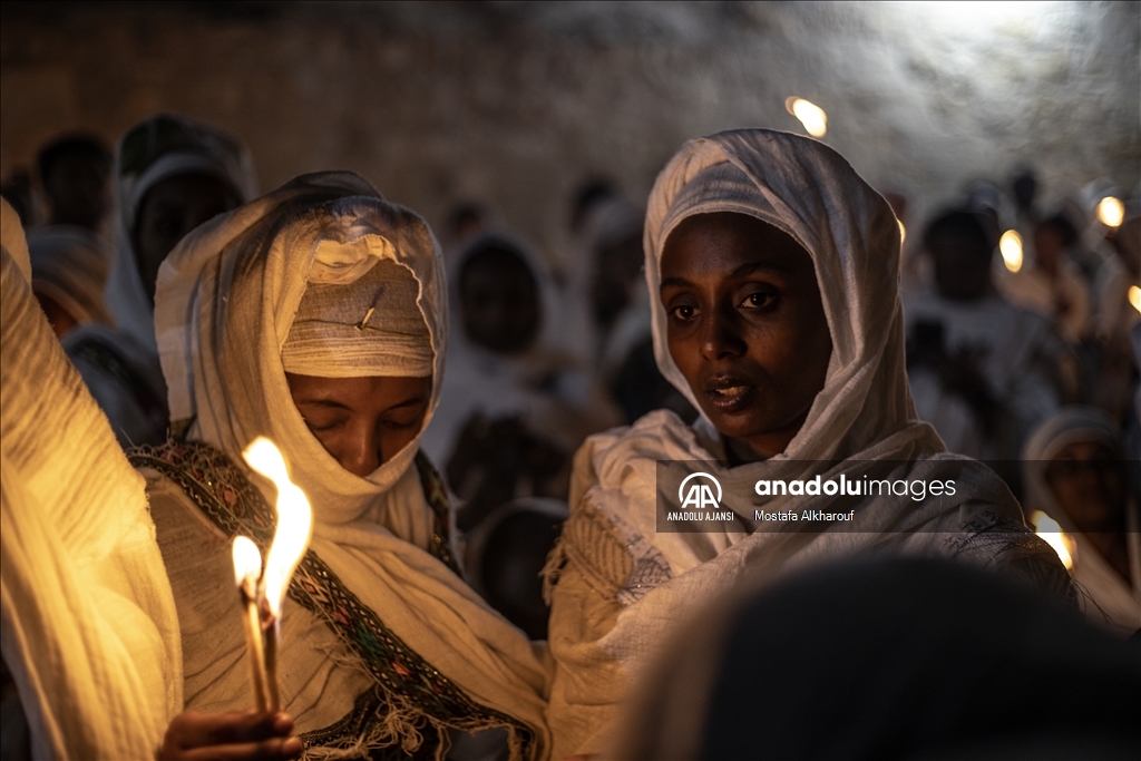 Etiyopyalı Ortodoks Hristiyanların “Kutsal Cumartesi“ töreni