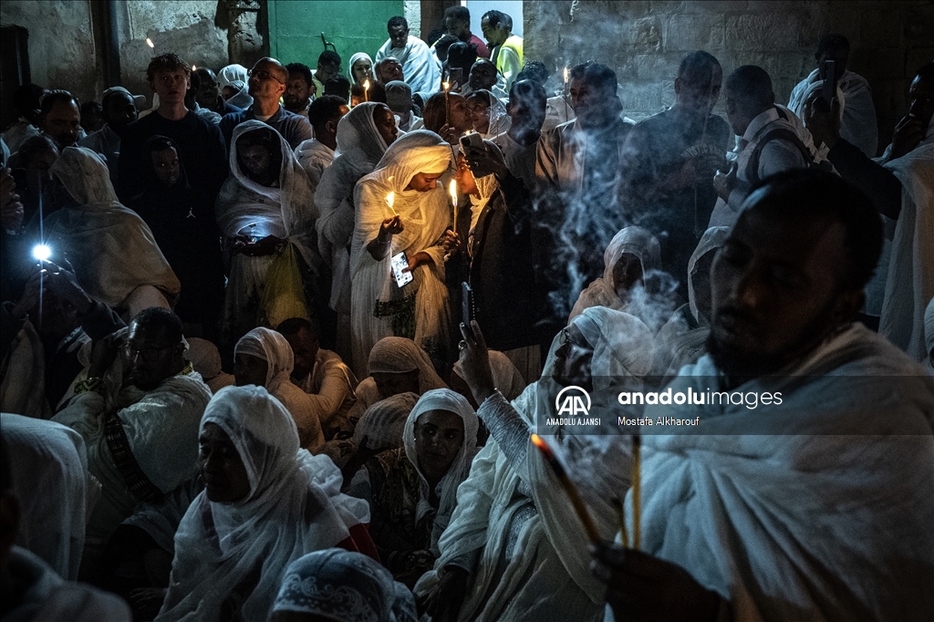 Etiyopyalı Ortodoks Hristiyanların “Kutsal Cumartesi“ töreni