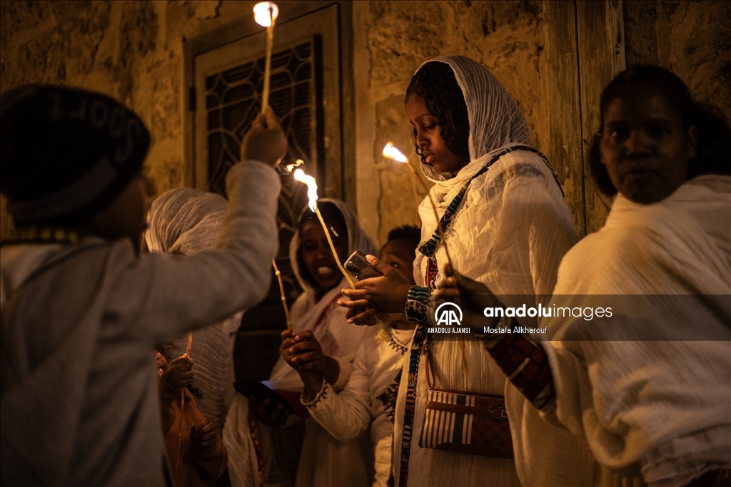 Etiyopyalı Ortodoks Hristiyanların “Kutsal Cumartesi“ töreni