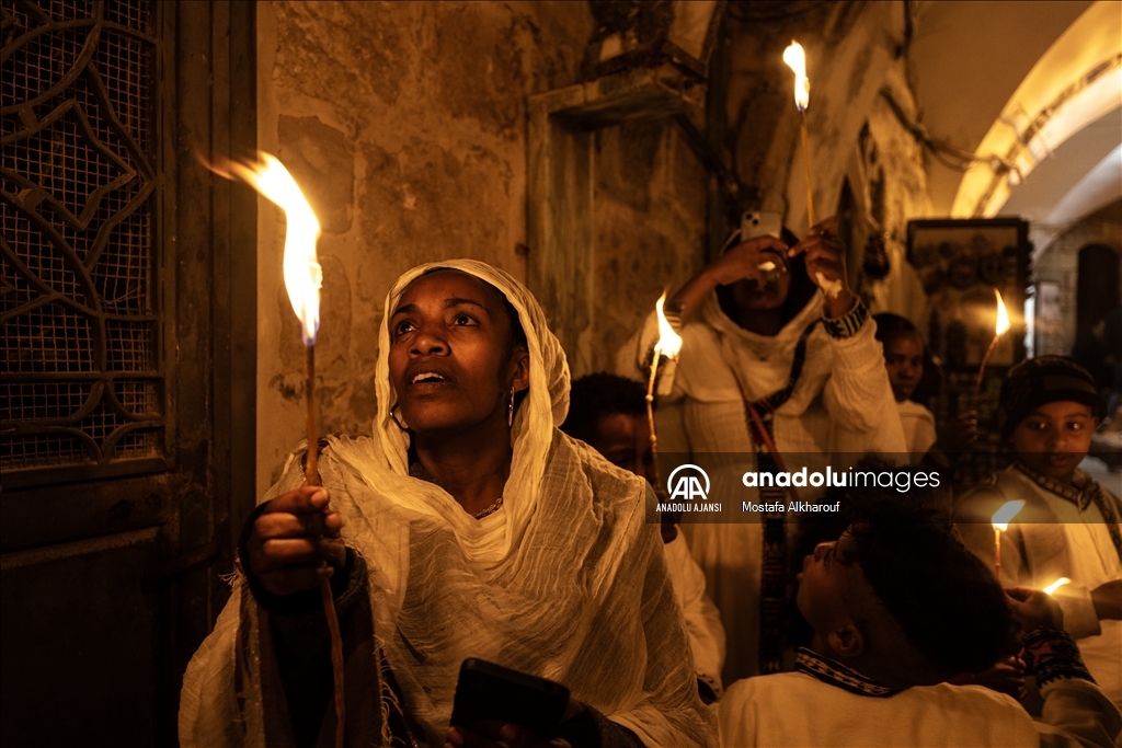 Etiyopyalı Ortodoks Hristiyanların “Kutsal Cumartesi“ töreni