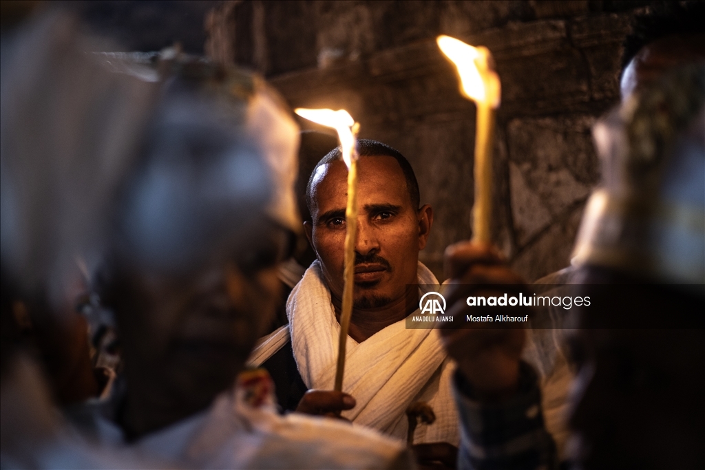 Etiyopyalı Ortodoks Hristiyanların “Kutsal Cumartesi“ töreni