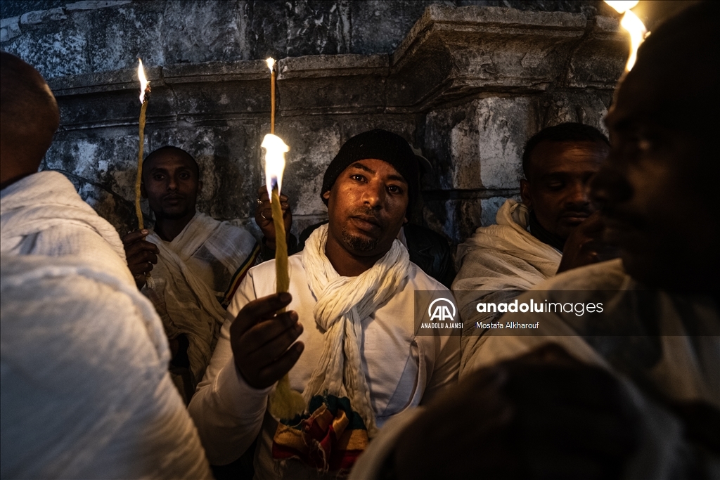 Etiyopyalı Ortodoks Hristiyanların “Kutsal Cumartesi“ töreni