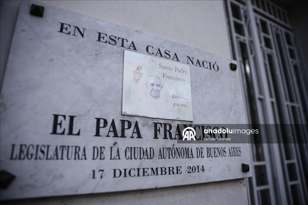 Papa Franciscus'un doğup büyüdüğü başkent Buenos Aires'in Flores semti