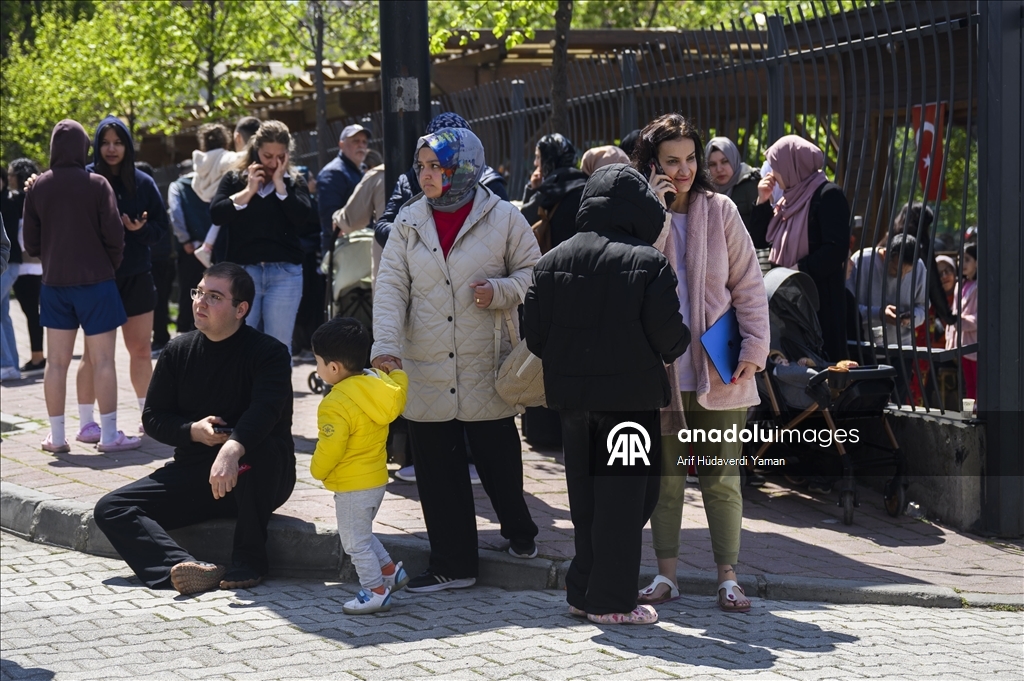 İstanbul'da 6,2 büyüklüğünde deprem