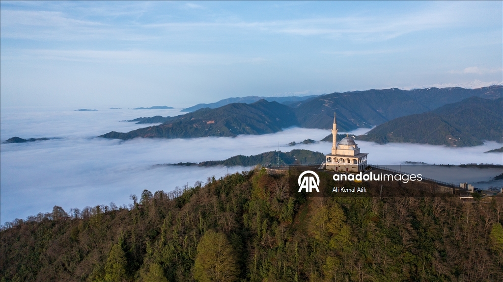 Rize’nin Güneysu ilçesinde yer alan Kıble Dağı