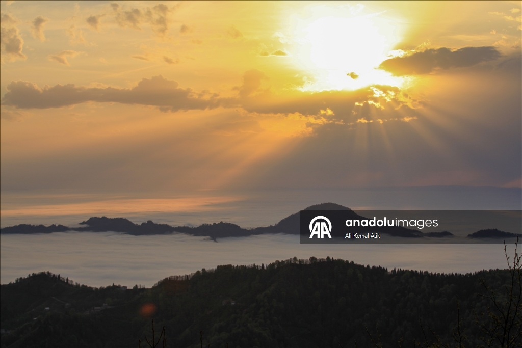 Rize’nin Güneysu ilçesinde yer alan Kıble Dağı