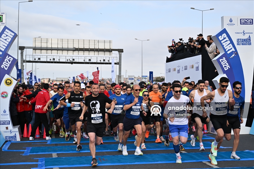 Türkiye İş Bankası 20. İstanbul Yarı Maratonu başladı