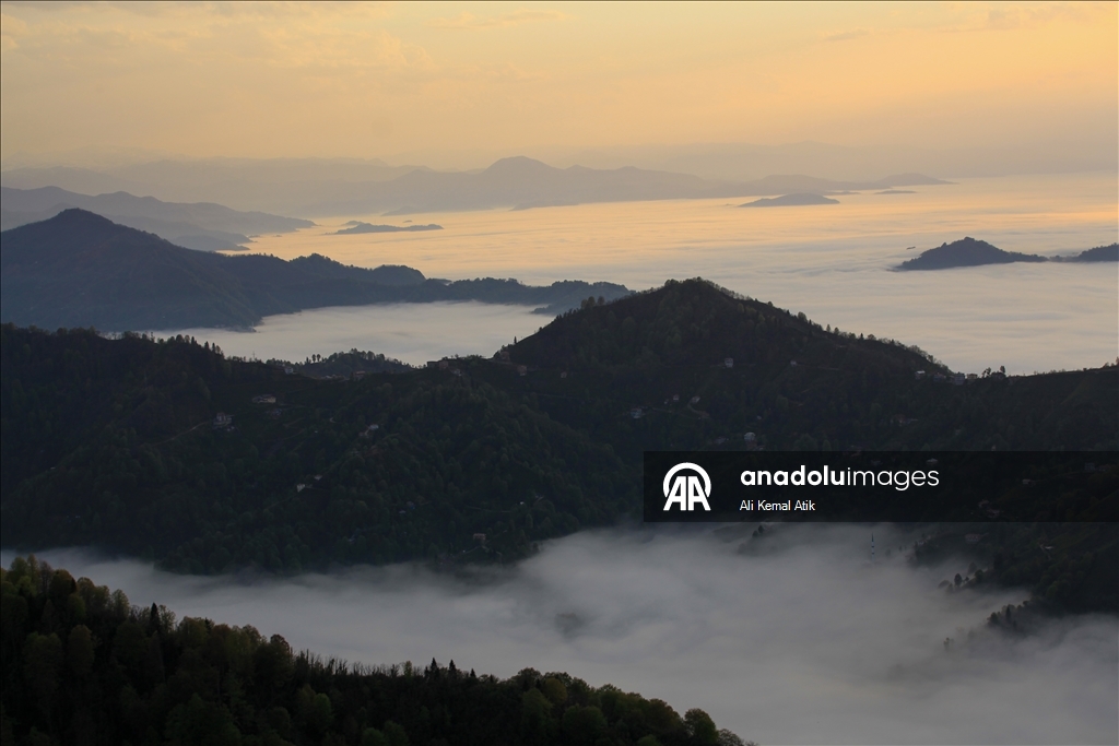 Rize’nin Güneysu ilçesinde yer alan Kıble Dağı