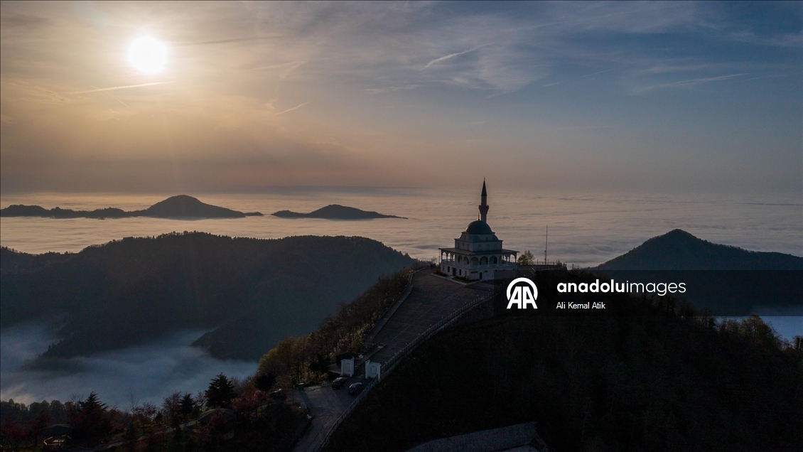 Rize’nin Güneysu ilçesinde yer alan Kıble Dağı