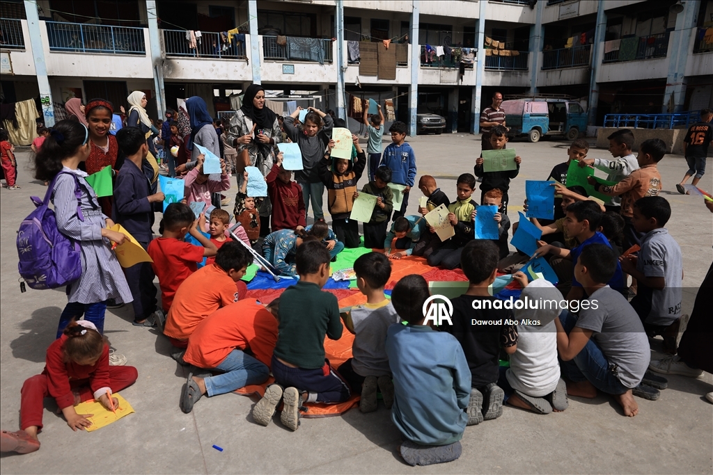 Event organized for children in Gaza to help ease the trauma of war