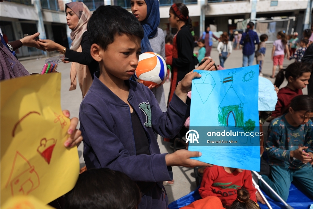 Event organized for children in Gaza to help ease the trauma of war