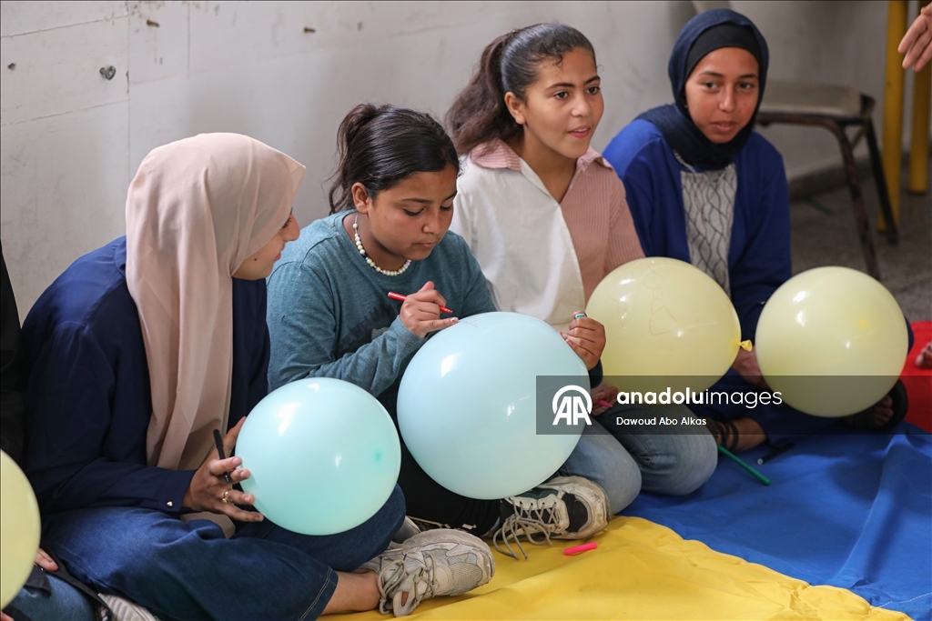 Event organized for children in Gaza to help ease the trauma of war