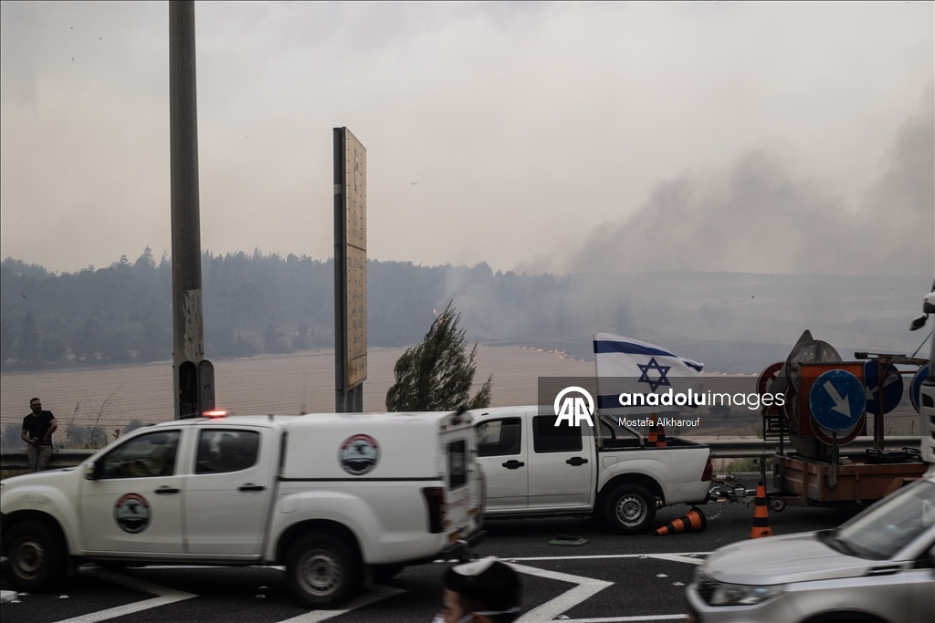 Wildfire breaks out between Tel Aviv and Jerusalem