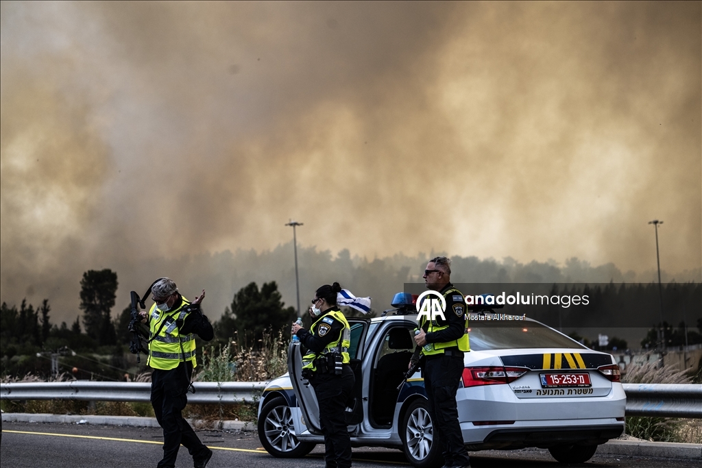 Wildfire breaks out between Tel Aviv and Jerusalem
